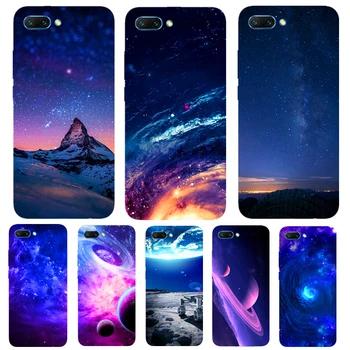 Для huawei Honor 10 задняя крышка ультра тонкий мягкий TPU Космическая Звезда серия чехол для телефона Анти-Царапины защитный чехол для huawei Honor 10 - купить со скидкой