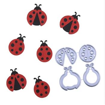4 шт./компл. божьи коровки металлический трафарет для DIY Скрапбукинг бумажные стикеры для украшения фотоальбома карты декоративные ремесла ... - купить со скидкой