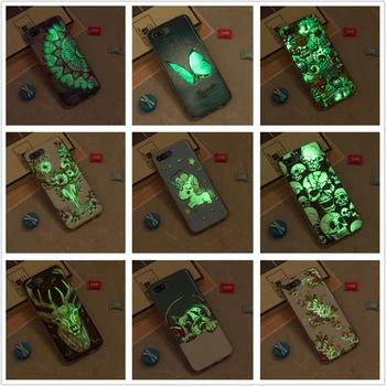 CASEWIN светящиеся Чехлы для мобильных телефонов для huawei Honor 10 чехол силиконовый ультра тонкий мягкий ТПУ флуоресцентный чехол для huawei Honor 10 - купить со скидкой