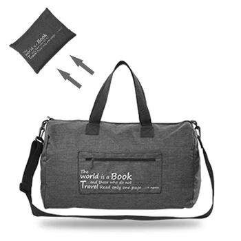 4 цвета Для мужчин Путешествия модные оксфорды Сумки большой Ёмкость дорожные сумки Для женщин складной утолщаются Водонепроницаемый пляж... - купить со скидкой