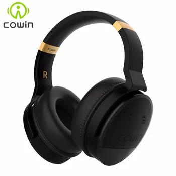 COWIN E8 Active Шум отмена Bluetooth наушники с микрофоном Hi-Fi глубокий бас Беспроводной наушники за ухо стерео звук гарнитуры - купить со скидкой