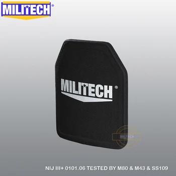 MILITECH 10x12 1 шт. NIJ Level 3 M43 и SS109 и M80 глинозема и PE NIJ III + пуленепробиваемая панель NIJ III + Автономный баллистическая панель - купить со скидкой