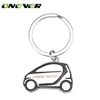 Onever мода простой милый металлический автомобиль кольцо в форме ключа брелок - купить со скидкой