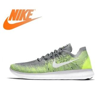 Оригинальные мужские кроссовки для бега NIKE FREE RN FLYKNIT, удобные дышащие износостойкие кроссовки 880843 - купить со скидкой