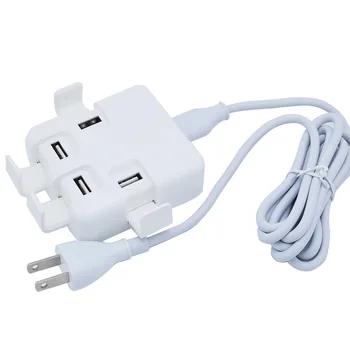 YUSEE 40 Вт 4A ЕС Plug 4 Порты мобильного телефона стены Dock USB адаптер Зарядное устройство для iPhone 6 7 X iPad samsung Xiaomi зарядное устройство - купить со скидкой