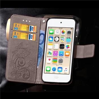 Для Apple iPhone 4 4S 5C 5S 5SE 6 6S Plus iPod touch 5 6 Флип Стенд кожаный ремешок чехол для телефона четырехлистного клевера кошелек Чехол - купить со скидкой