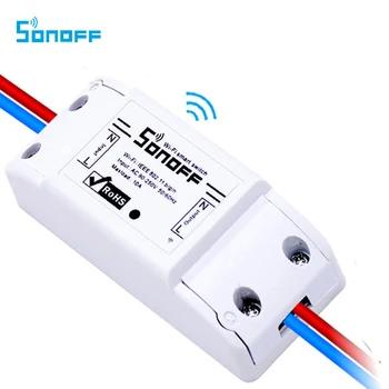 Sonoff умный дом дистанционного Управление Беспроводной переключатель Wi-Fi S20 разъем RF433 Коммутаторы/4CH 4 канала/E27 держатель лампы - купить со скидкой
