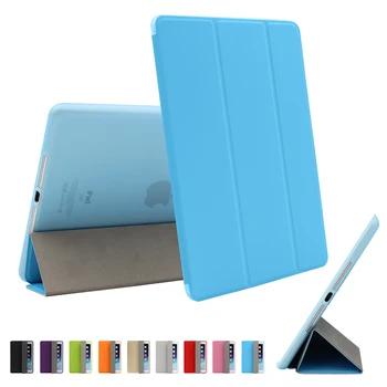 Для iPad Air 2 PU кожаный чехол с подставкой ультра тонкий магнит Smart Auto сна мягкая задняя Smart Case для iPad Air 2 9,7 дюйма - купить со скидкой