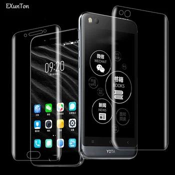 EXUNTON 3D полное покрытие ТПУ пленки для Yota Phone 3 спереди назад мягкая Экран протектор для Yota Phone3 телефон Ясно Защитная пленка - купить со скидкой