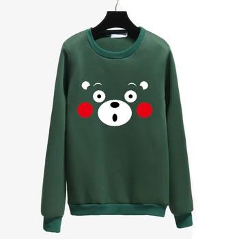 Осень-зима Милые Носки с рисунком медведя из мультика Harajuku Camisola Feminina толстые пуловеры с длинным рукавом o-образным вырезом толстовки Для жен... - купить со скидкой