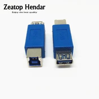 5 шт. супер Скорость USB 3.0 Тип Женский до 3.0 Тип B Женский принтер адаптер конвертер USB3.0 к B Вилка