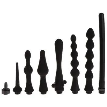 Силиконовые насадки Туалет Биде Душ Совет портативное биде опрыскиватель анальный очистки анус вагинальный очиститель душ - купить со скидкой