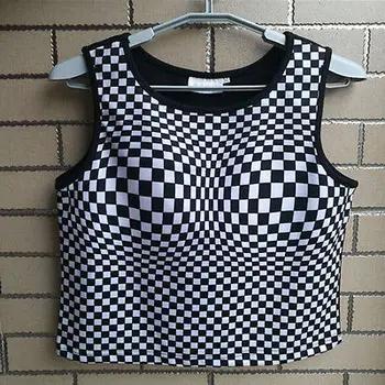 2018 модные женские туфли летние Повседневное хлопковая Блуза Футболка с коротким рукавом майки танки Новые Топы - купить со скидкой