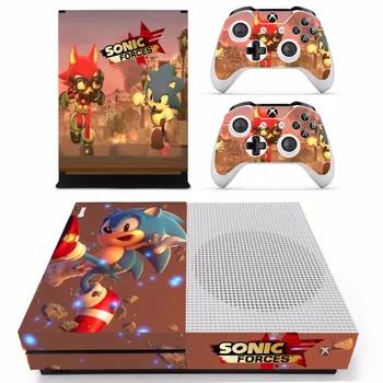 Игры Sonic силы кожи Стикеры наклейки для Xbox One S консоли и контроллеры для Xbox One тонкий кожи Стикеры s винил - купить со скидкой