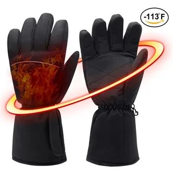 Зимние теплые руки Электрический термальность Прихватки для мангала перезаряжаемые перчатки с подогревом на батарейках Велоспорт Мотоцик... - купить со скидкой