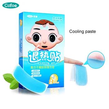 Cofoe Fever охлаждающий гелевый лист детский Охлаждающий пластырь ледяная охлаждающая паста медицинская лихорадка пластырь ледяная Фель гидро... - купить со скидкой