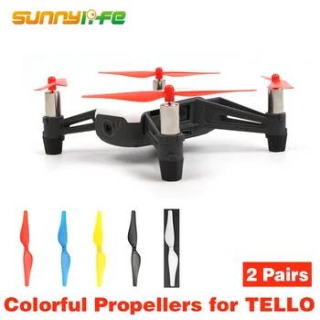 Drone винты 2 пары Sunnylife Красочные Quick-Release винты для DJI Тельо Бесплатная доставка - купить со скидкой