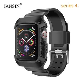 Для мм Apple watch 4 случае 44 мм, JANSIN прочный защитный чехол с ремешком полосы для мм Apple watch 4 мм 0 мм 44 мм серии 4 Смотреть band - купить со скидкой