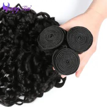 Yuyongtai волос поставщиков бирманский воды волна волос 100% человеческих волос 3 Связки Natural Цвет супер мягкая гладкая 10- 26 дюймов чистке - купить со скидкой