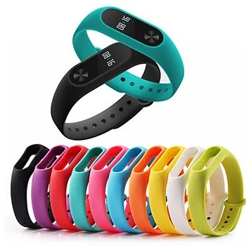 Новые силиконовые запястье Mi Band Фитнес Браслет Ремешок Замена Для Сяо Mi band 2 трекер несколько изменений дополнительно smart группа - купить со скидкой
