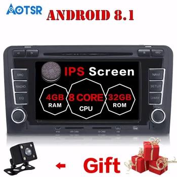 2 din Android 8,1 автомобильный DVD/CD-плеер gps навигации для Audi A3 S3 2003-2012 Авторадио Стерео радио мультимедиа головного устройства Satnav - купить со скидкой