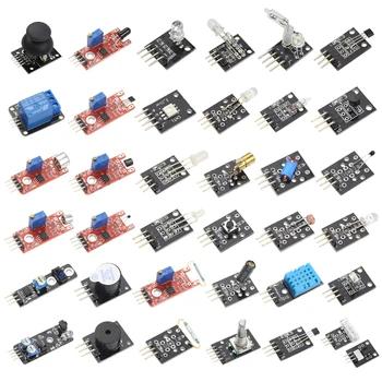 37 в 1 Сенсор комплект для DIY Starter Kit Сенсор для полудуплекса MEGA 2560 для UNO R3 для Raspberry pi DIY обучения костюм - купить со скидкой