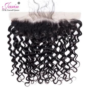 Jarin Кружева Фронтальная 13x4 свободные глубокая волна человеческих волос 130% плотность швейцарский шнурок с ребенком волос предварительно со... - купить со скидкой