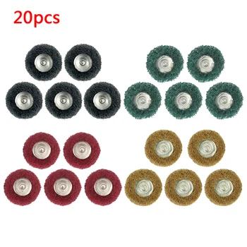 Лидер продаж 20 штук Полировка Pad кисть полировальный Jewelry металла микро-электронный Dremel Аксессуары для вращающихся полировки - купить со скидкой