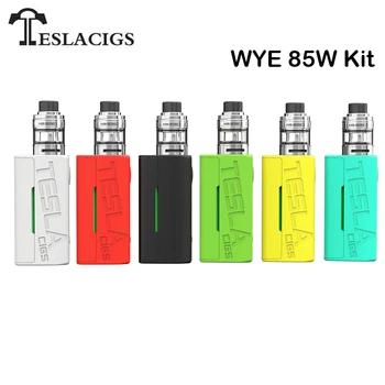 Оригинальный Tesla WYE 85 Вт комплект WYE коробка мод Vape с H8 Мини Танк 2 мл Teslacigs электронная сигарета комплект vaporizador комплект для электронной сига... - купить со скидкой