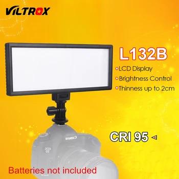 Viltrox L132B Камера светодио дный свет ультра тонкий ЖК-дисплей Дисплей светорегулируемая студия светодио дный свет лампы Панель для камеры пор... - купить со скидкой