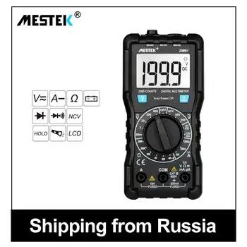 MESTEK Цифровой мультиметр True-RMS 1999 Counts AC/DC Амперметр Вольтметр Ом мультиметр тестер мультиметры напряжение Multimetre DM91 - купить со скидкой
