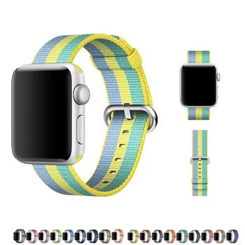 CRESTE нейлоновый ремешок для apple watch группа 42 мм/38 мм браслет наручные ремешок для iwatch серии 3/ 2/1 замена часы ремень - купить со скидкой