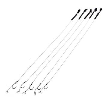 #6 #8 #10 Размеры Рыбалка на карпах крюк набор рыбалки снасти Крючки рукоятки джиг Строка Рыба аксессуары снасти озеро море реки - купить со скидкой