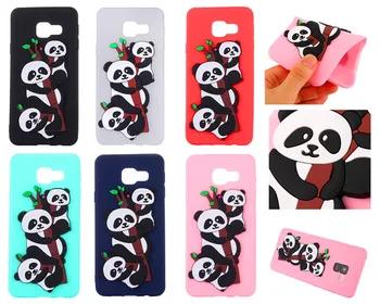 Для Samsung A5 2016 A510 силиконовый чехол 3D рельеф panda кремния ТПУ Мягкая задняя крышка телефона чехол для Samsung Galaxy a5 2016 A510F - купить со скидкой