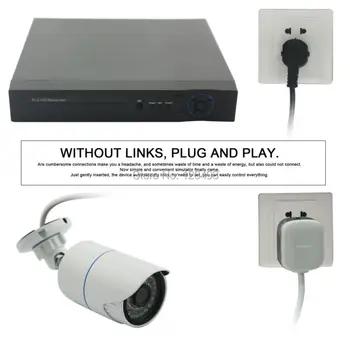 4ch H.264 ИК ночного видения 720 P plug-and-Play CCTV высокоскоростной Мощность линии комплект наблюдения сети, до 600 м расстояние - купить со скидкой