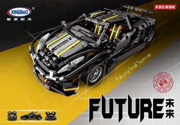 XingBao 07001 2000 шт. Творческий MOC серии 2014 Muscle Car набор образования детей строительные блоки кирпичи игрушки модель подарки - купить со скидкой
