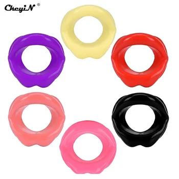 Силиконовые мышц лица тренажер рот мышцы ортопедические массажные губы до рот массажер для лица Lift подбородок похудения Красота инструмен... - купить со скидкой