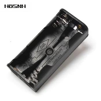 Пластик В 2X1,5 В AAA батарея зажим-держатель с булавки Чехол черный пластик чехол Коробка для хранения 2 X AAA батарея с провода привести черный - купить со скидкой