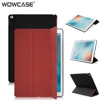 WOWCASE кожаный чехол для iPad Pro 12,9 2015/2017 Смарт сна автовключение Tri-fold задняя крышка для iPad Pro 12,9 дюймов принципиально Coque - купить со скидкой