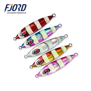 FJORD 80g100g120g150g200g Японии тонущий медленно трясти металла джиг светящиеся приманки лодка темно-Glow привести рыбы на блесну море блесен - купить со скидкой