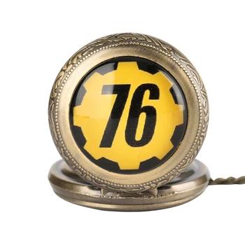 Fallout 4 Vault 111 FALLOUT 76 тема кварцевые карманные часы ретро Топ Роскошные часы мужской кулон дети Chic цепочки и ожерелья цепи Подарки - купить со скидкой