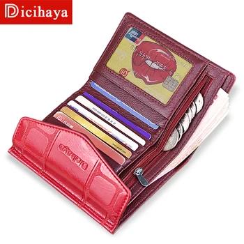 DICIHAYA леди кожаная застежка молния короткие клатч кошелек мода небольшой женский короткий Hasp для женщин женские кошельки 201904 - купить со скидкой
