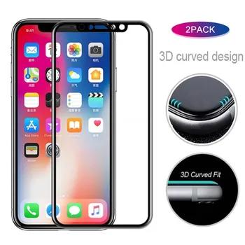 2 упак. полное покрытие закаленного стекла протектор экрана для iPhone XS/xs max/XR #117 - купить со скидкой