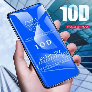 10D закаленное стекло на iPhone7 X 8 Plus Защитная пленка для экрана полное покрытие защитное стекло для iPhone7p XR XS Max пленка - купить со скидкой