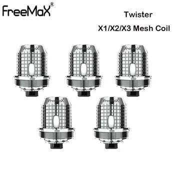 5 шт./лот FreeMax Twister SS316L X1 сетки катушки 0.12ohm X2 сетки катушки 0.2ohm X3 сетки катушки 0.15ohm для Freemax Fireluke 2 Twister набор - купить со скидкой