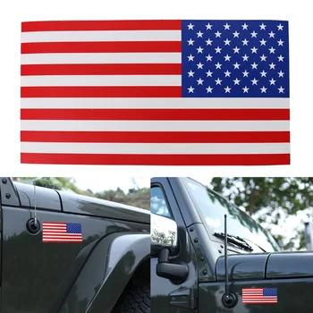 1 шт. 0.6 мм толщиной 7.5x4 ''съемный магнитные знаки США американский флаг авто Средства ухода за кожей этикета открытый Наклейки для автомобиля... - купить со скидкой