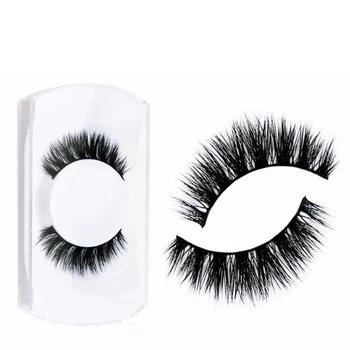 YOKPN норки ресницы ручной работы ресницы естественно кросс ресницы Мода Толстые макияжа ресницы 1 пара коробка тяги - купить со скидкой