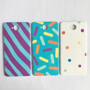 Ограниченная версия конфеты чехол для Nokia Lumia 650 сзади Батарея Крышка Ремонт Часть для Microsoft Lumia 650 оригинальный Корпус с NFC - купить со скидкой