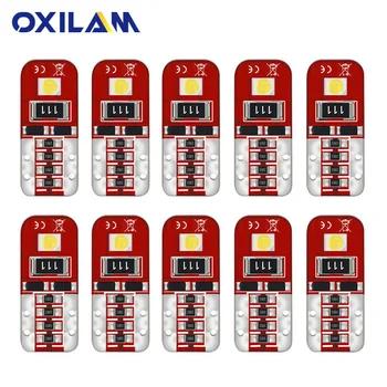 10 шт T10 светодиодный лампы W5W 168 194 светодиодный Клин автомобилей Подсветка салона лицензии пластины для Toyota Camry Yaris Mitsubishi Mazda Lexus - купить со скидкой