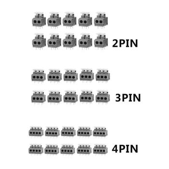 10 шт. KF235 5,0 мм печатной платы шаг без винты терминал Разъемы 2/3/4Pin 'lirunzu - купить со скидкой